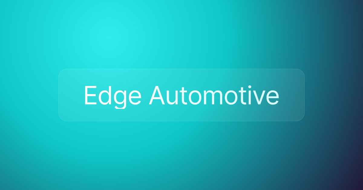 Edge Automotive