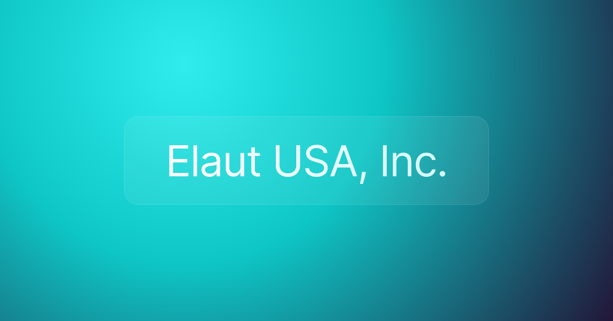 Elaut USA, Inc.