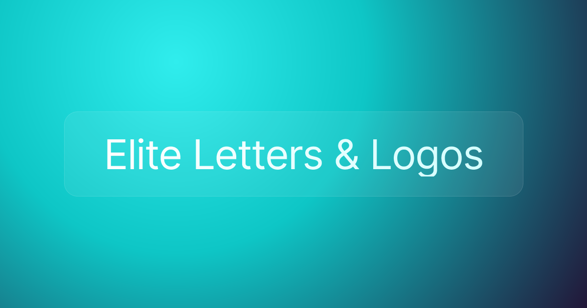 Elite Letters & Logos