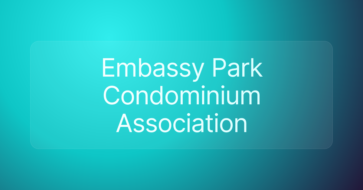 Embassy Park Condominium Association