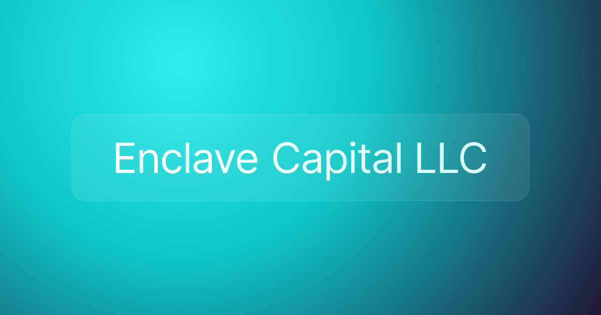 Enclave Capital LLC