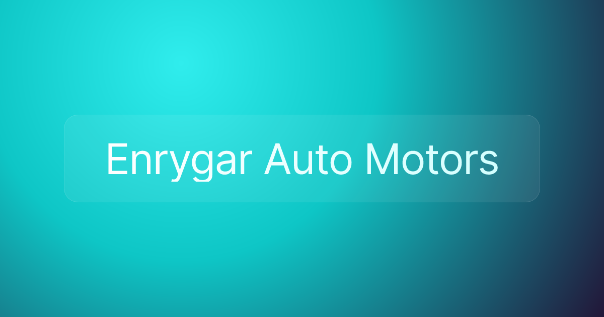 Enrygar Auto Motors