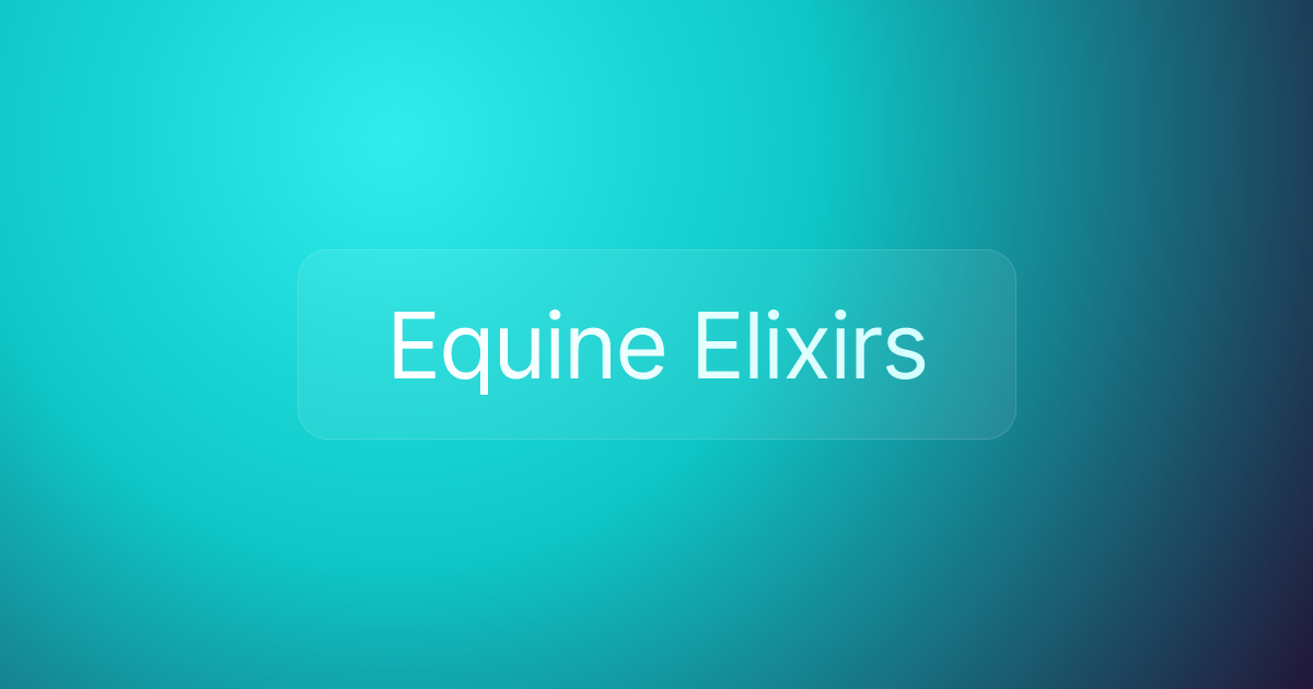 Equine Elixirs