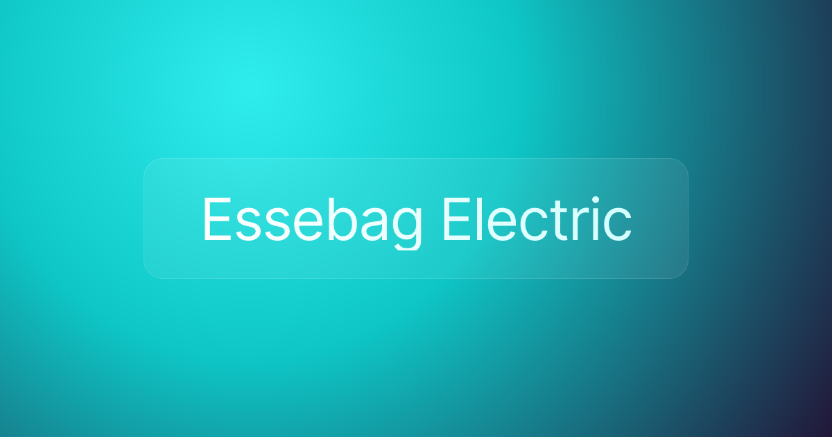 Essebag Electric