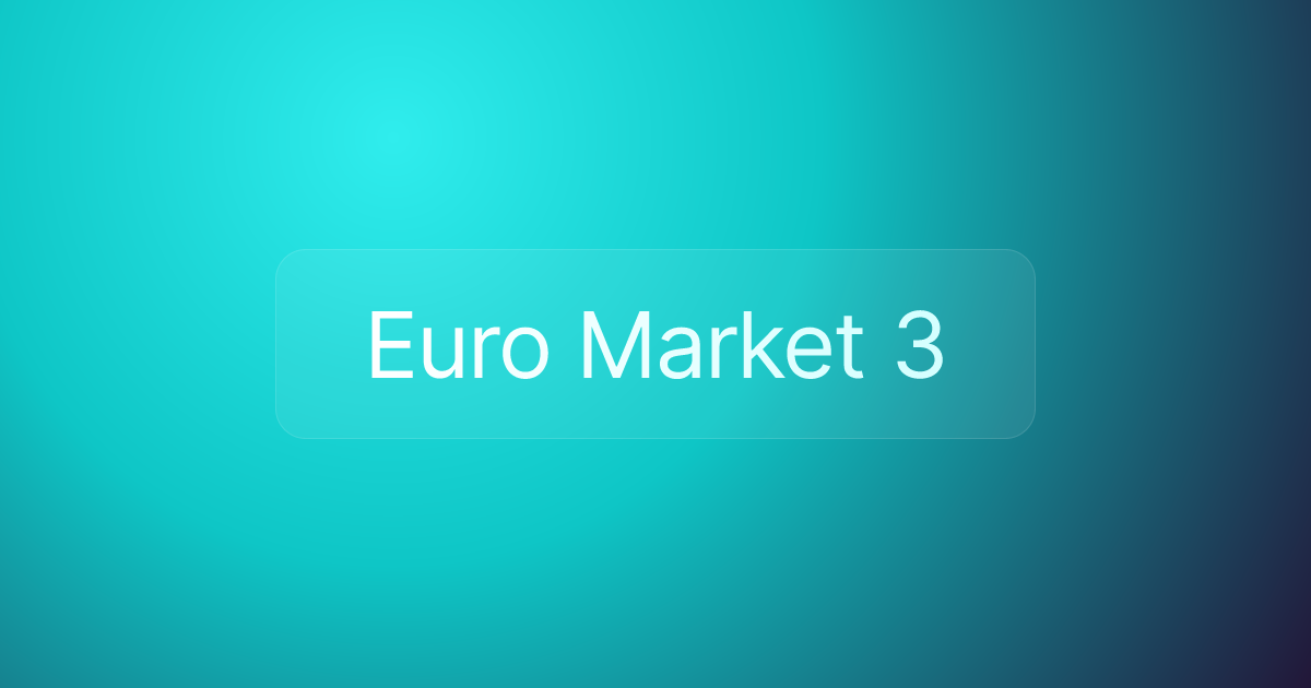 Euro Market 3