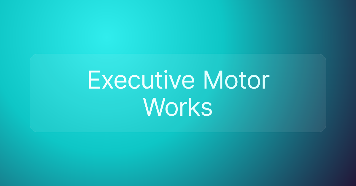 Executive Motor Works