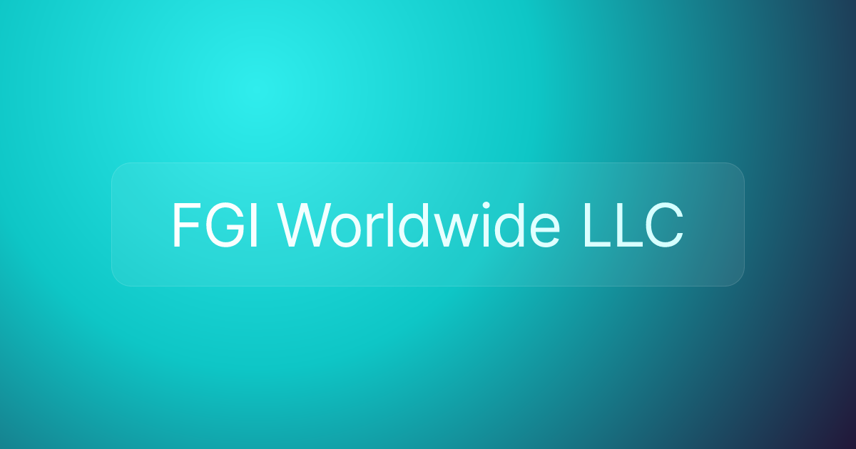 FGI Worldwide LLC