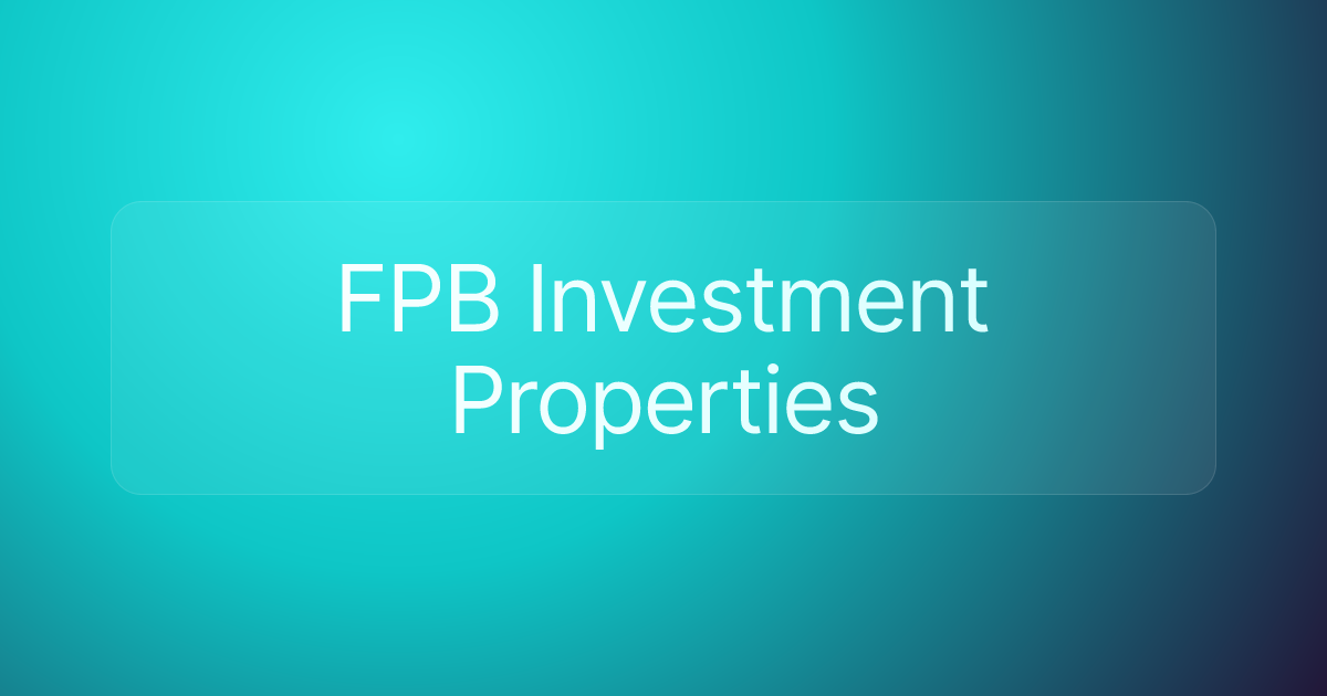 FPB Investment Properties