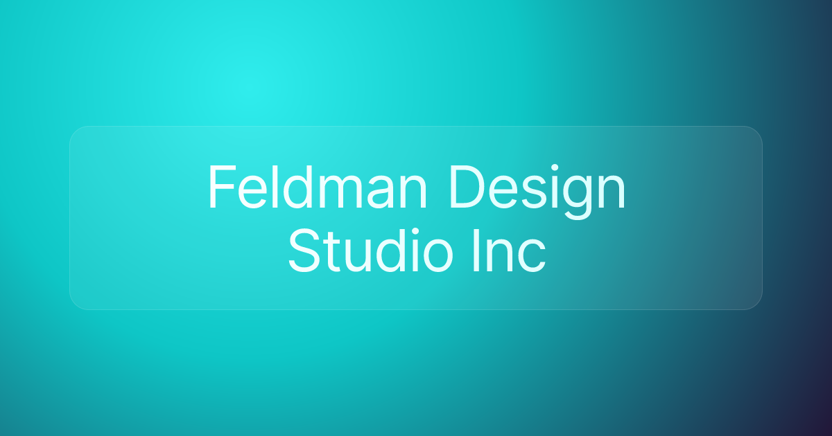 Feldman Design Studio Inc