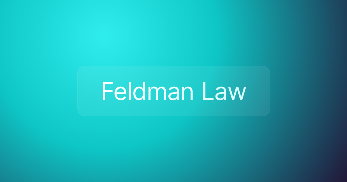 Feldman Law