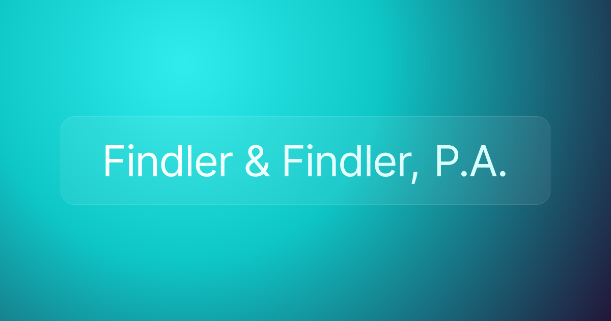 Findler & Findler, P.A.