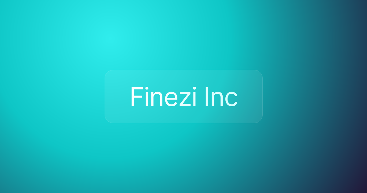 Finezi Inc