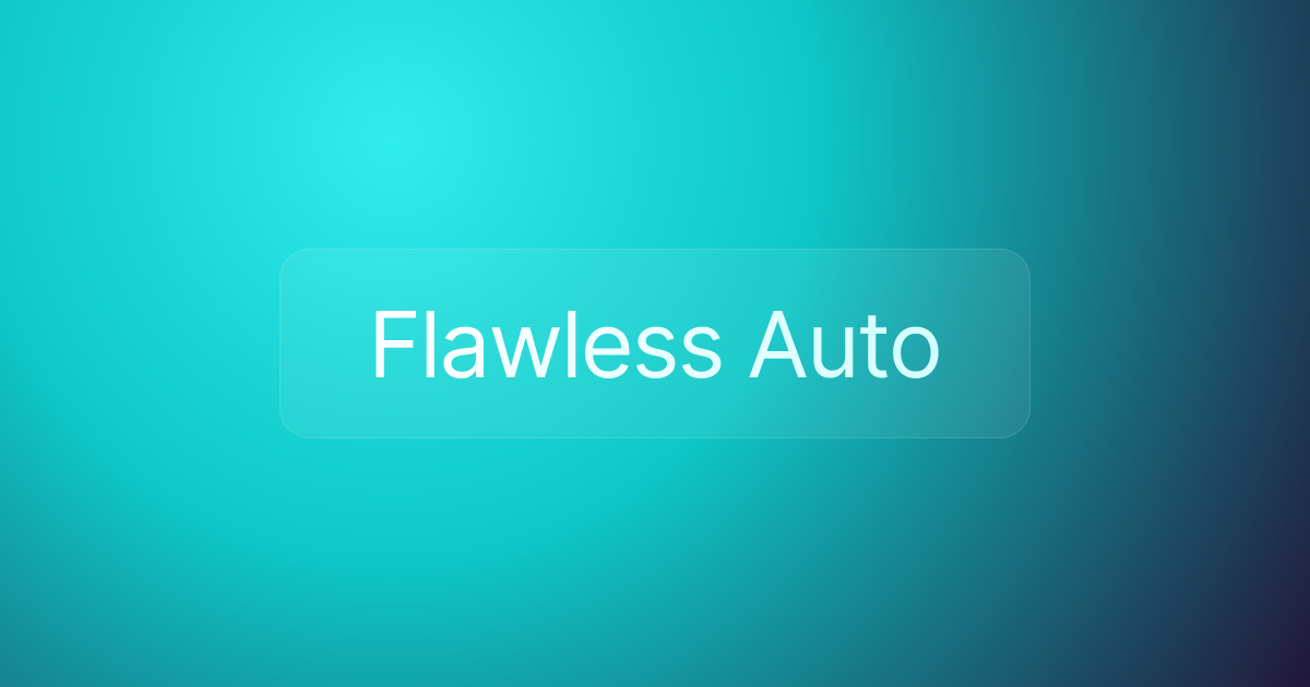 Flawless Auto