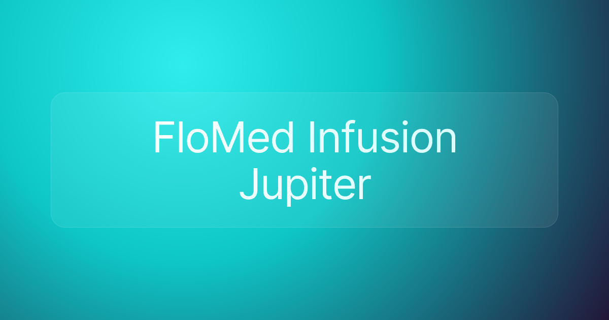 FloMed Infusion Jupiter