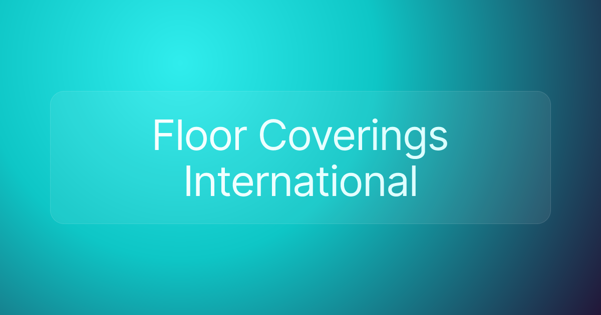 Floor Coverings International