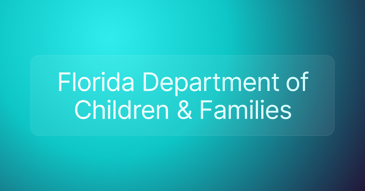 Florida Department of Children & Families