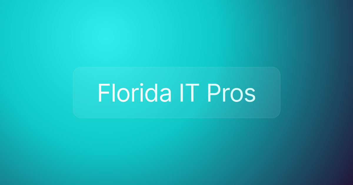 Florida IT Pros
