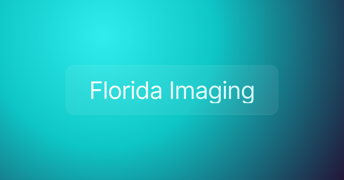 Florida Imaging