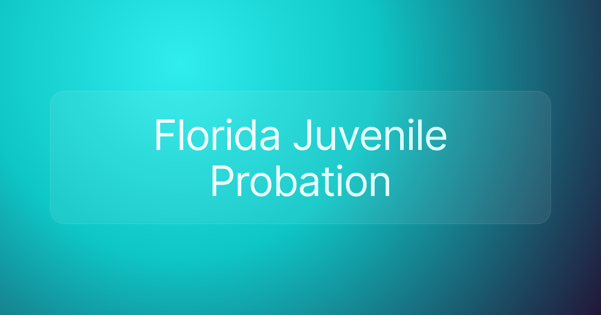 Florida Juvenile Probation