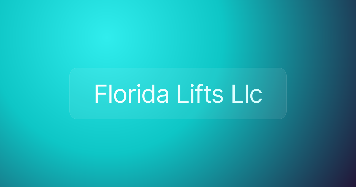 Florida Lifts Llc
