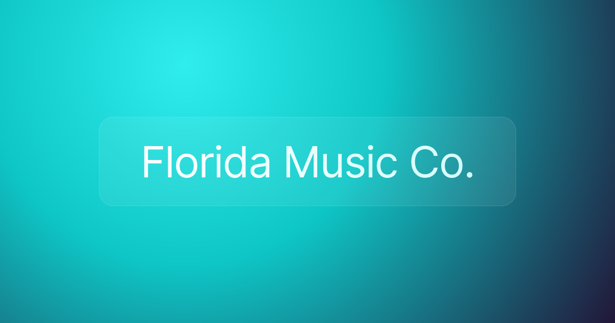Florida Music Co.