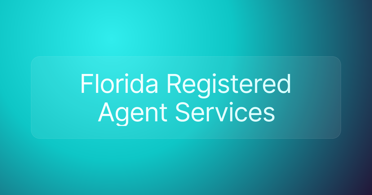 Florida Registered Agent Services