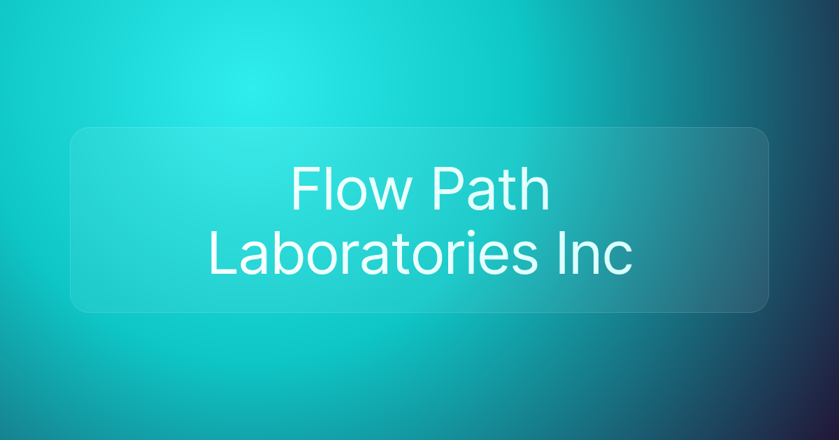 Flow Path Laboratories Inc
