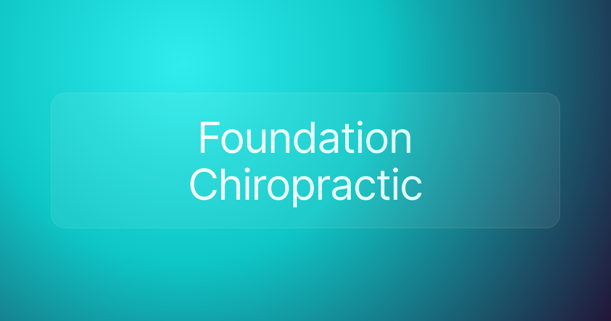 Foundation Chiropractic