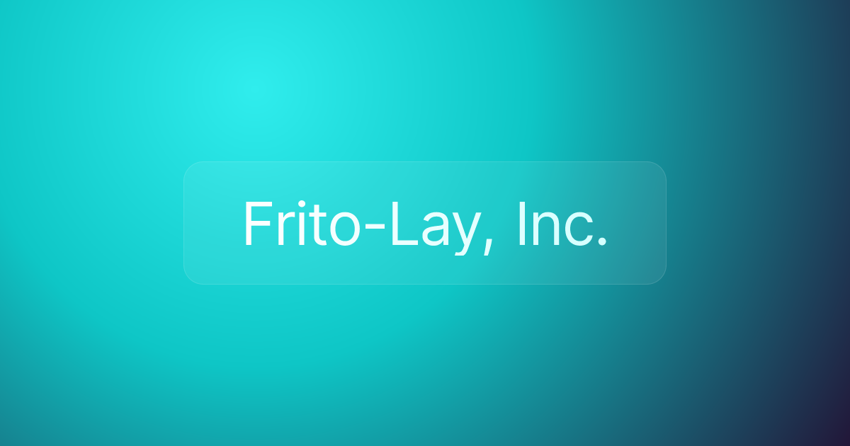 Frito-Lay, Inc.