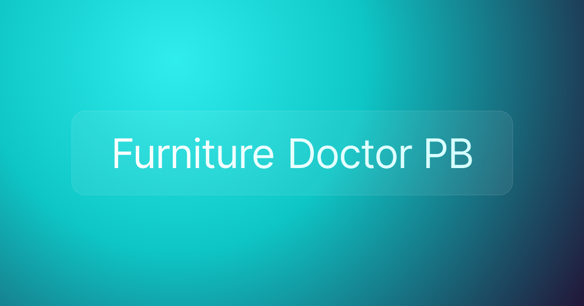 Furniture Doctor PB