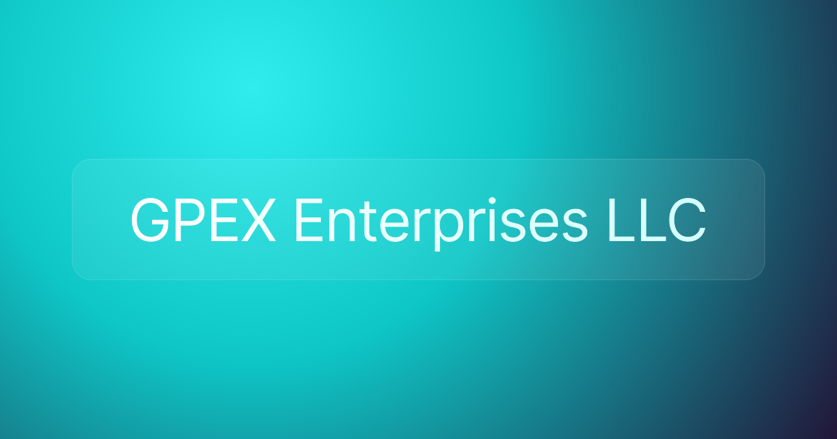 GPEX Enterprises LLC