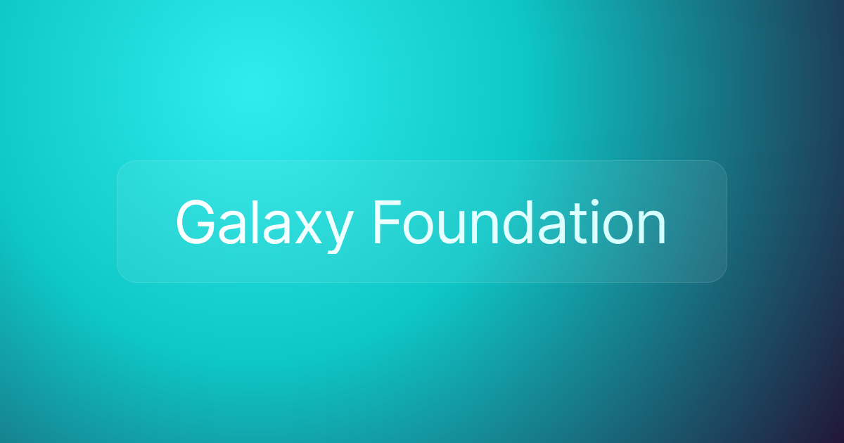 Galaxy Foundation