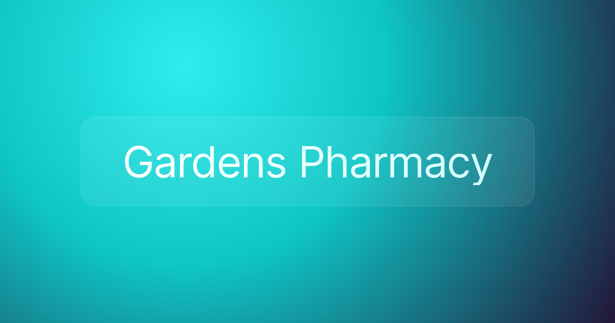 Gardens Pharmacy