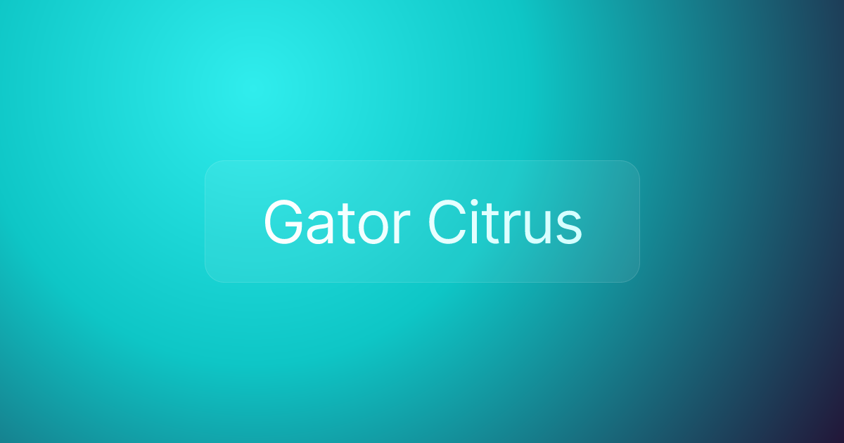 Gator Citrus
