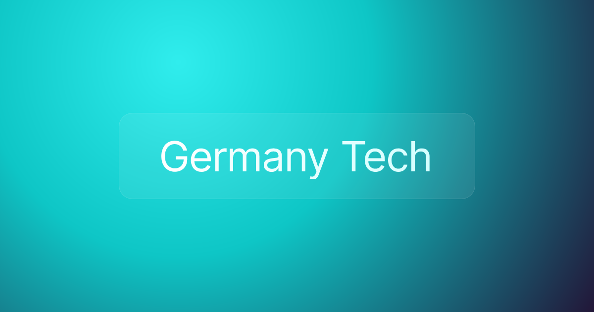 Germany Tech