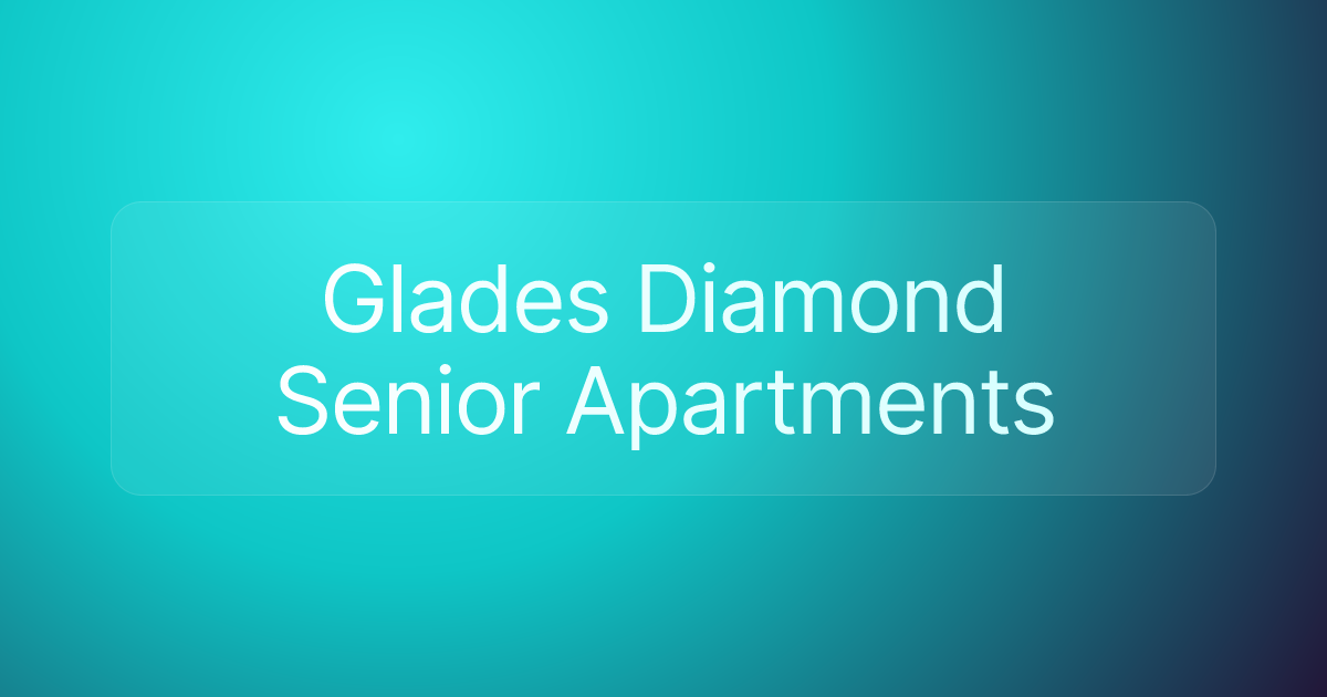 Glades Diamond Senior Apartments