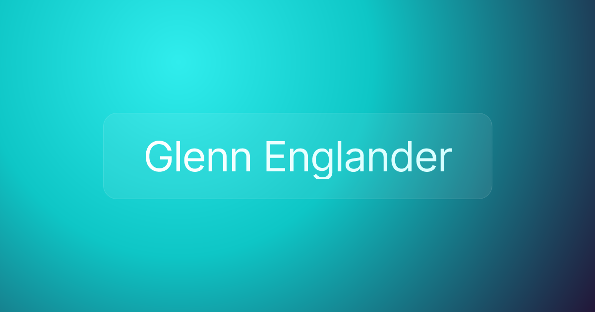 Glenn Englander