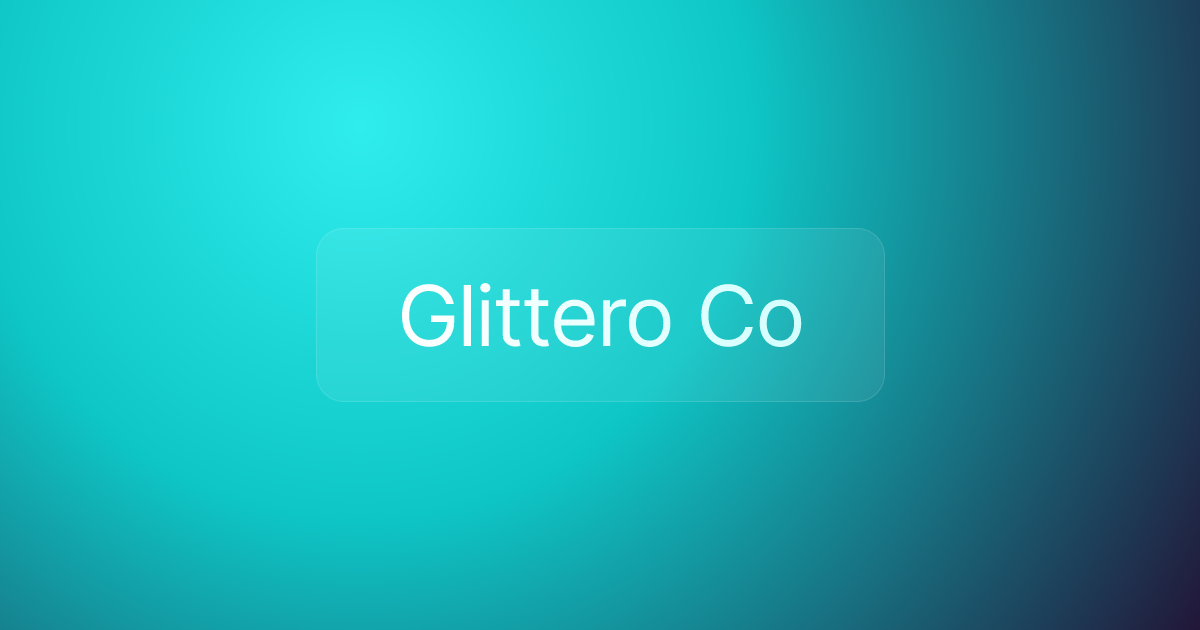 Glittero Co