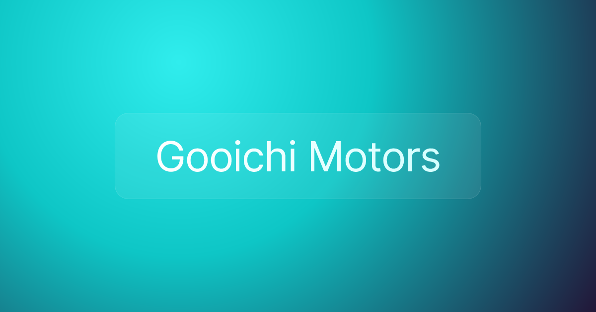 Gooichi Motors