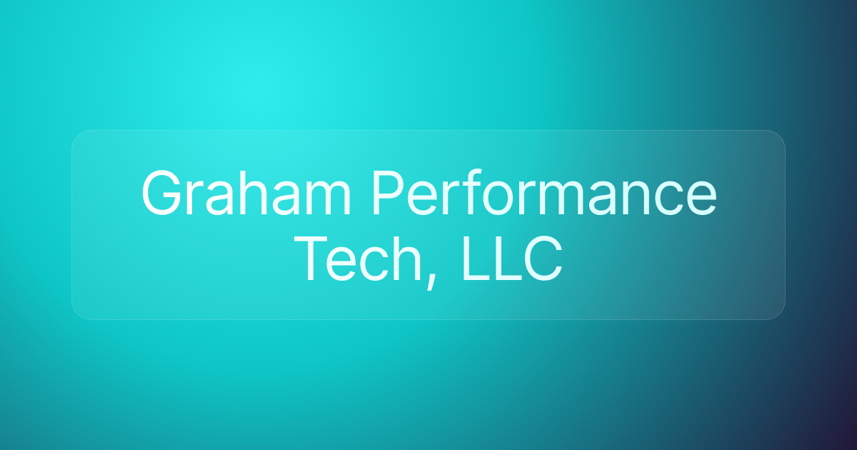 Graham Performance Tech, LLC