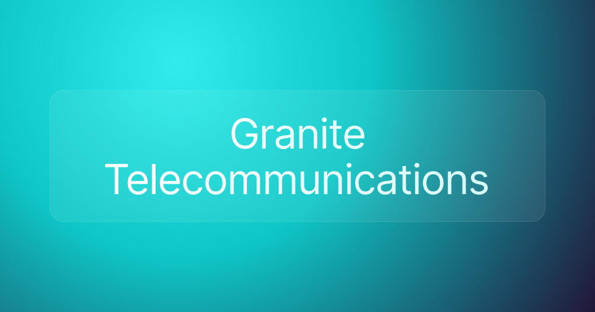 Granite Telecommunications