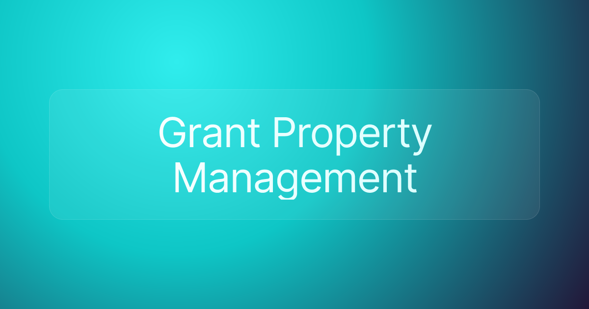 Grant Property Management