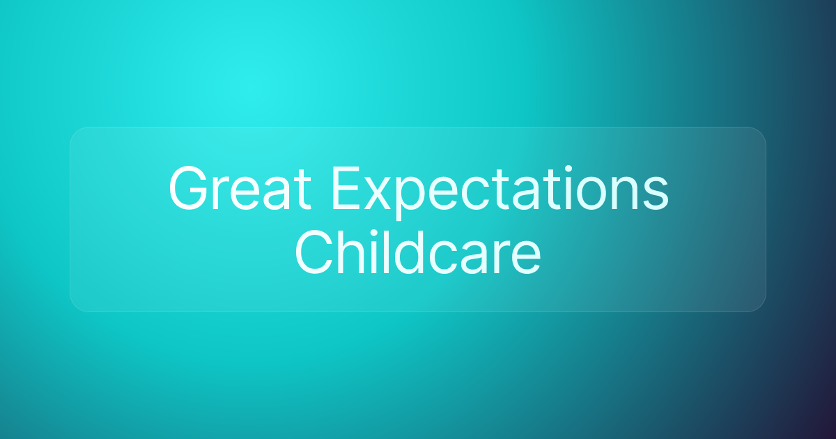 Great Expectations Childcare
