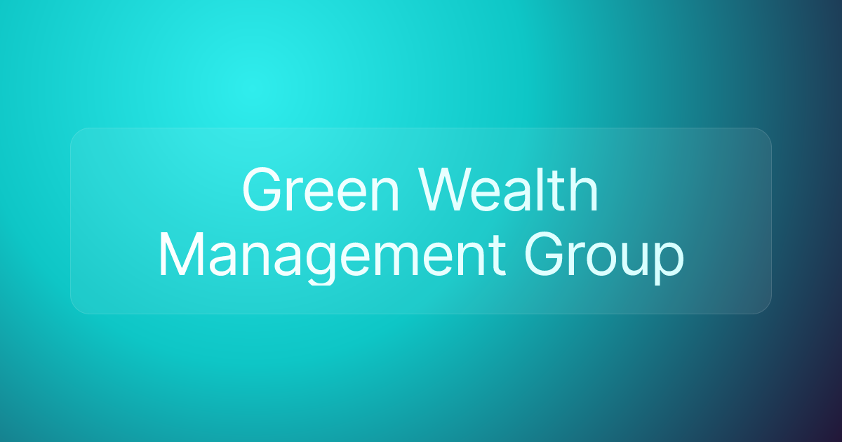 Green Wealth Management Group