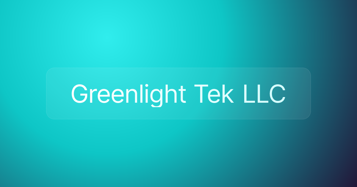 Greenlight Tek LLC