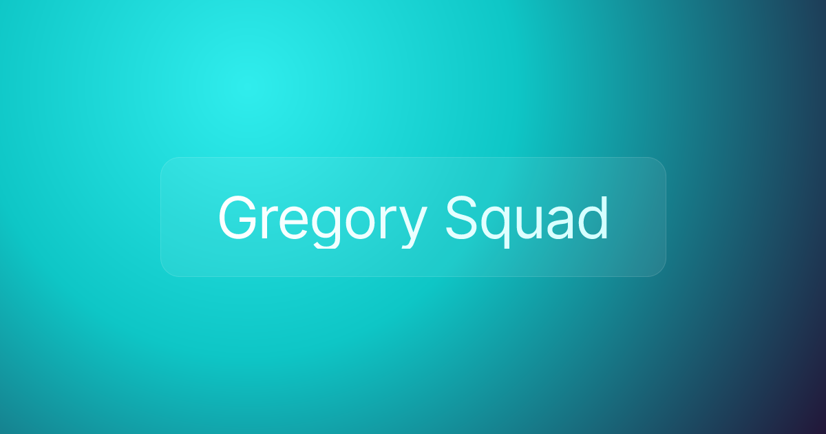 Gregory Squad