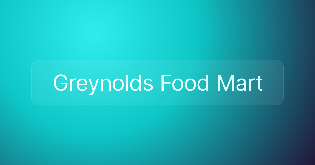 Greynolds Food Mart