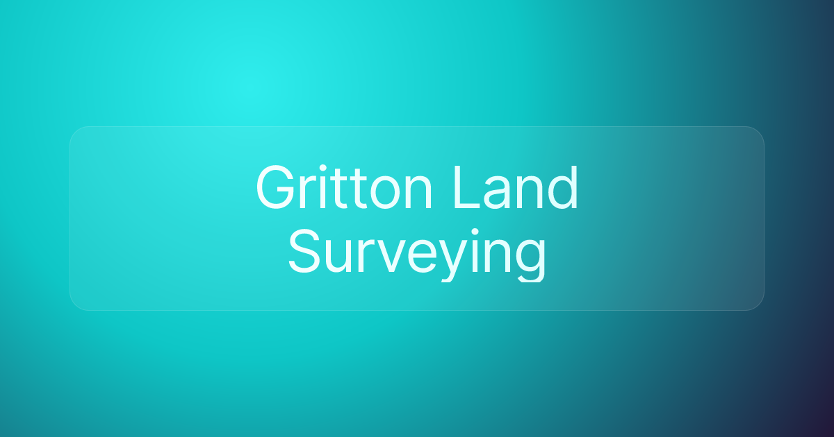 Gritton Land Surveying