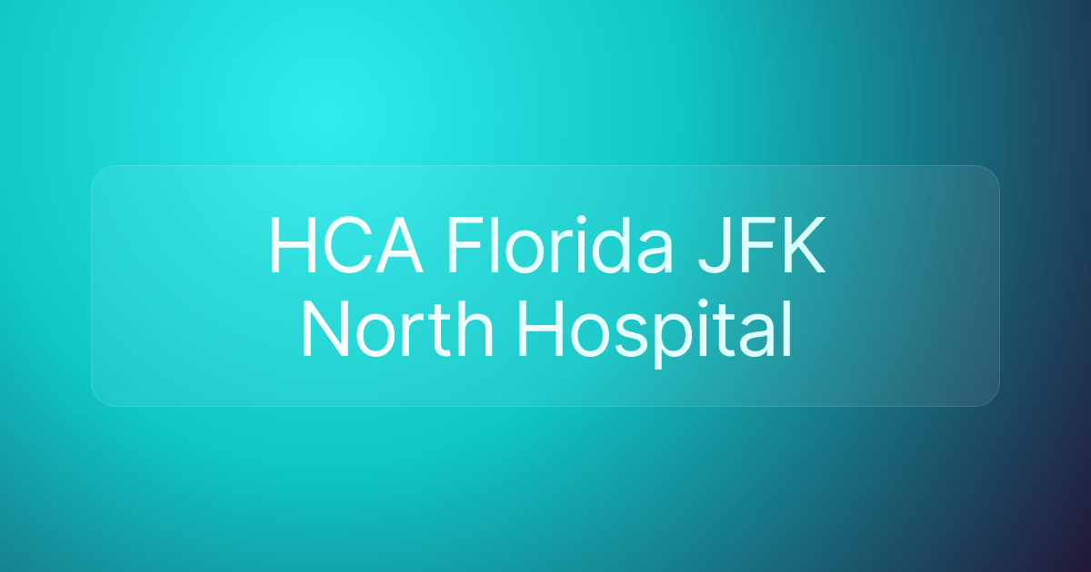 HCA Florida JFK North Hospital