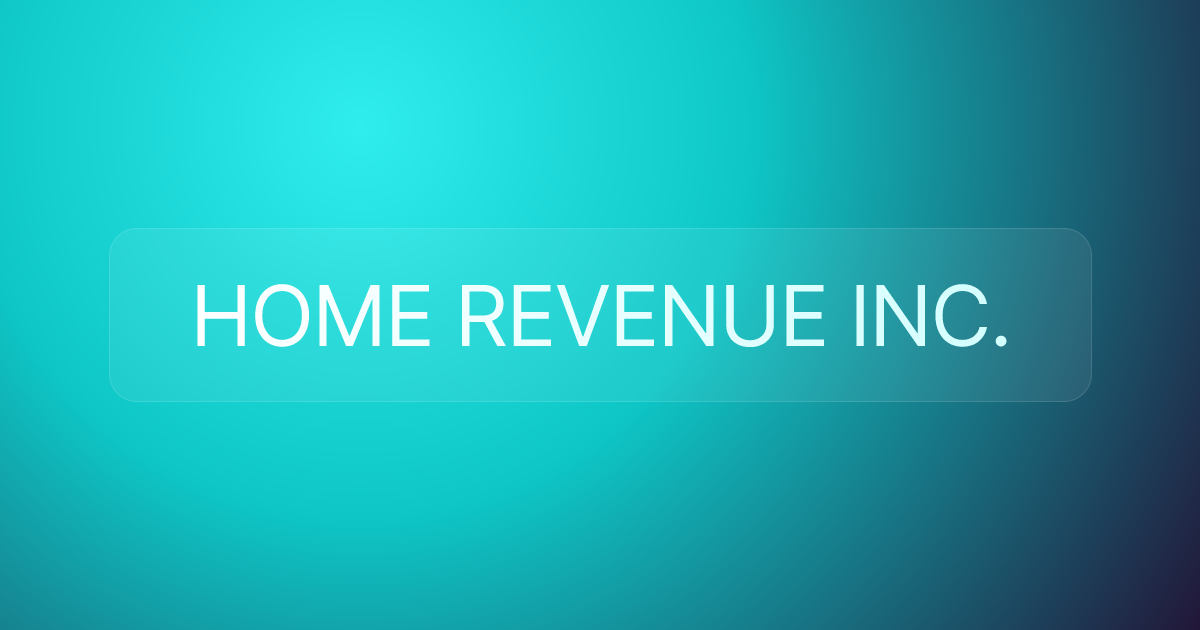 HOME REVENUE INC.